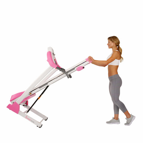 Image of Sunny Health & Fitness P8700 Pink Treadmill - Treadmills and Fitness World