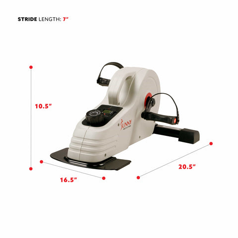 Image of Sunny Health & Fitness Under Desk Magnetic Cycle - Treadmills and Fitness World