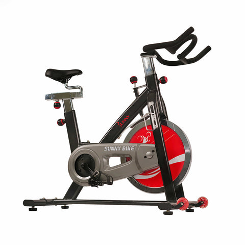 Image of Sunny Health & Fitness SF-B1002 Belt Drive Indoor Cycling Bike - Treadmills and Fitness World