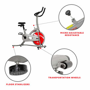 Sunny Health & Fitness Indoor Cycling Bike - SF-B1203 - Treadmills and Fitness World