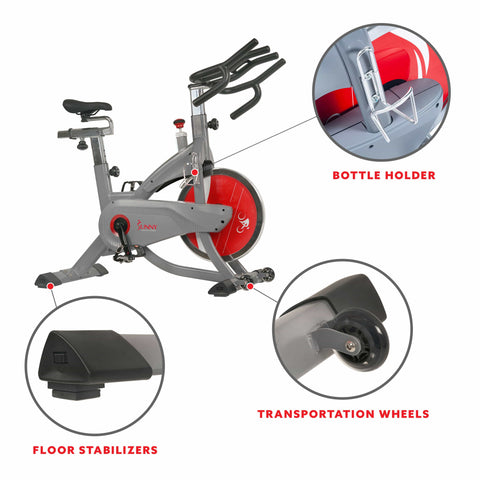 Image of Sunny Health & Fitness AeroPro Indoor Cycling Bike - SF-B1711 - Treadmills and Fitness World