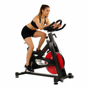 Sunny Health & Fitness Evolution Pro Magnetic Belt Drive Indoor Cycling Bike - SF-B1714 - Treadmills and Fitness World