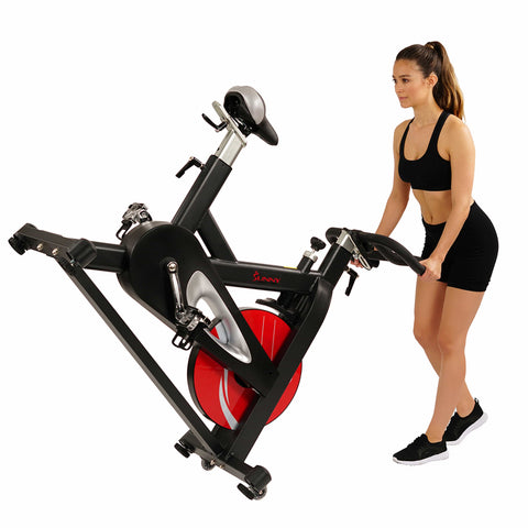 Image of Sunny Health & Fitness Evolution Pro Magnetic Belt Drive Indoor Cycling Bike - SF-B1714 - Treadmills and Fitness World