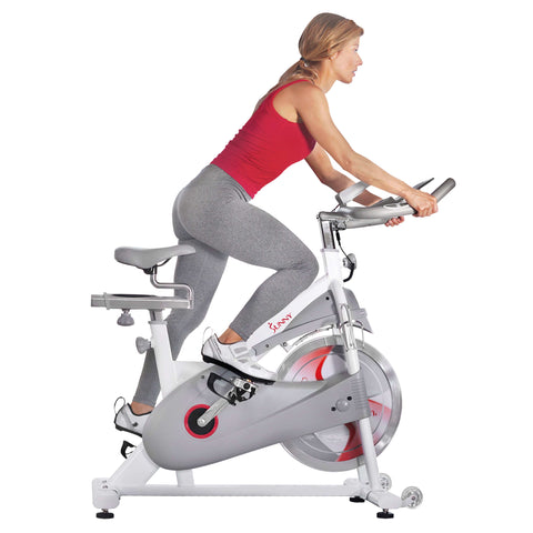 Image of Sunny Health & Fitness Magnetic Belt Drive Premium Indoor Cycling Bike - SF-B1876 - Treadmills and Fitness World