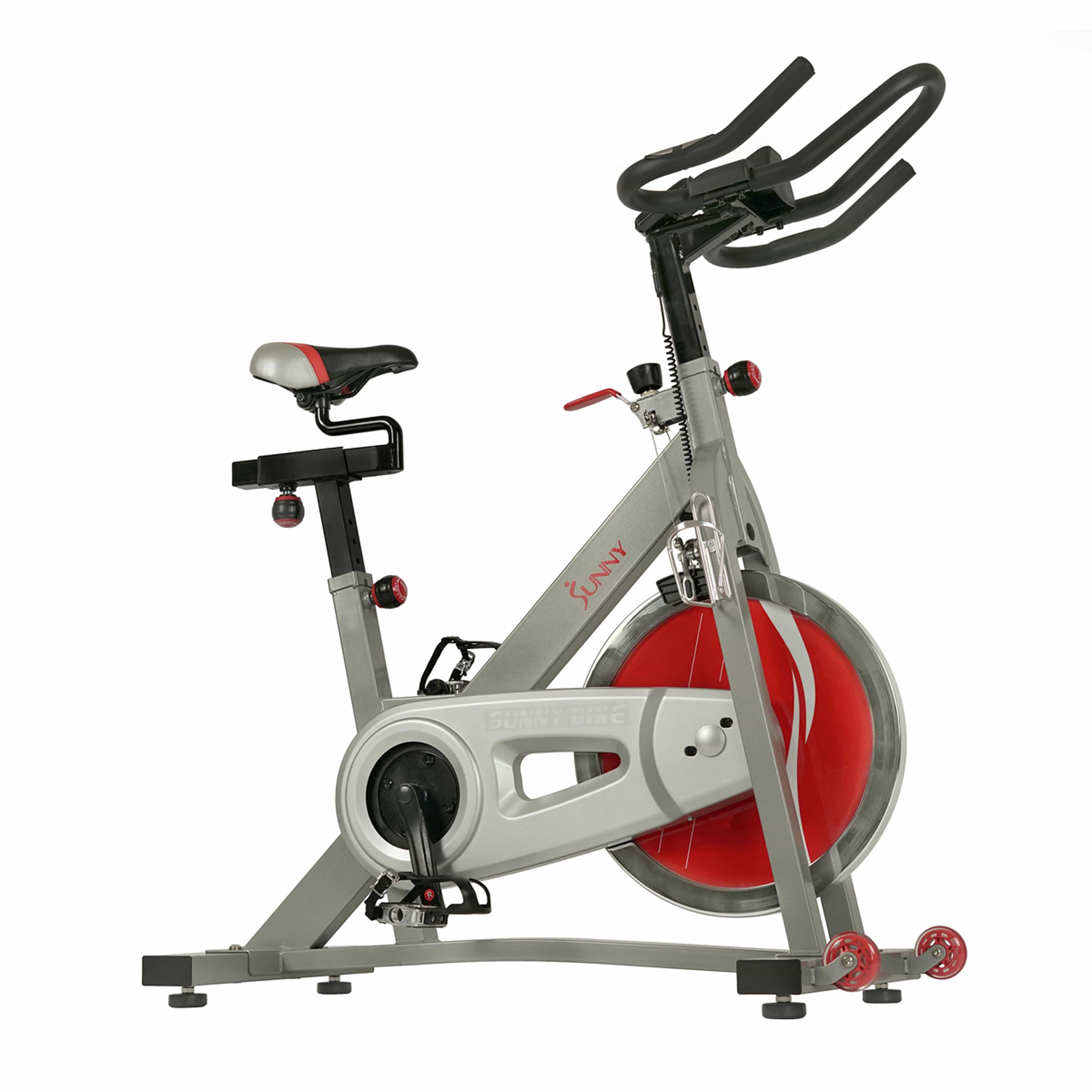 Sunny Health Fitness Pro II Indoor Cycling Bike with Device Mount and Advanced Display SF B1995