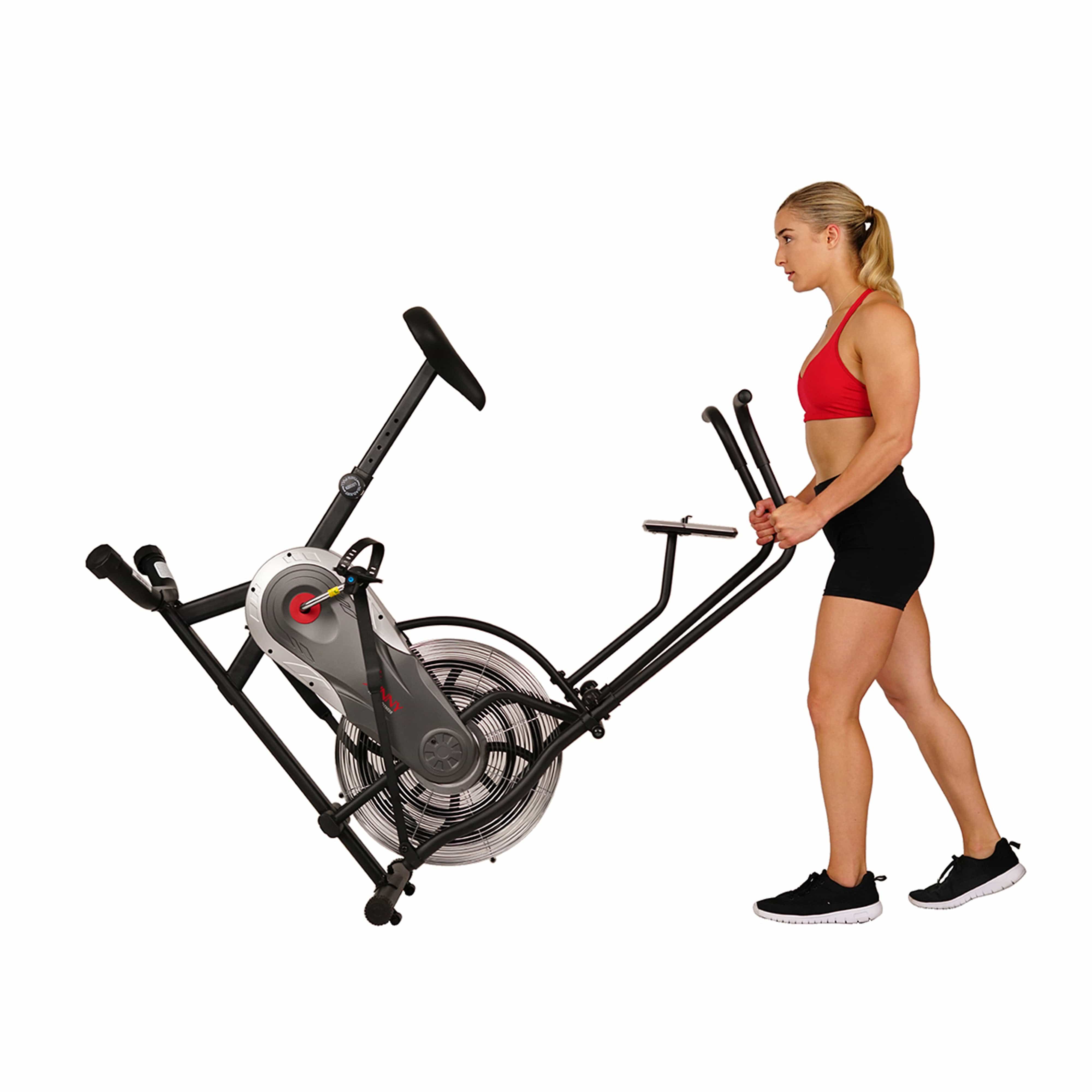 Sunny Health Fitness Zephyr Air Bike SF B2715 Treadmills and Fitness World