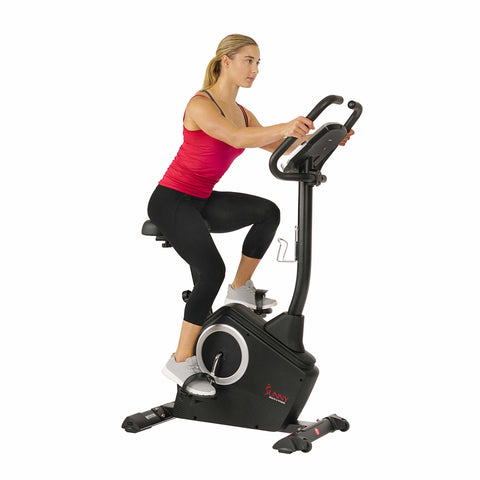 Image of Sunny Health & Fitness Programmable Upright Bike - SF-B2883 - Treadmills and Fitness World