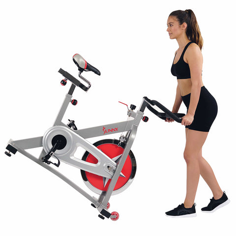 Image of Sunny Health & Fitness Pro Indoor Cycling Bike SF-B901 - Treadmills and Fitness World