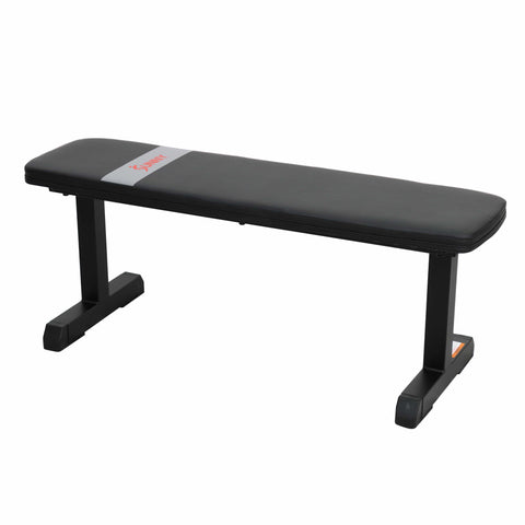 Image of Sunny Health & Fitness Flat Weight Bench for Workout, Exercise and Home Gyms with 800 lb Weight Capacity - SF-BH620037 - Treadmills and Fitness World