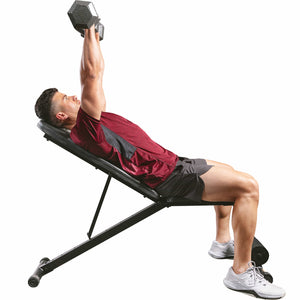 Sunny Health & Fitness Adjustable Incline / Decline Weight Bench - SF-BH620038 - Treadmills and Fitness World