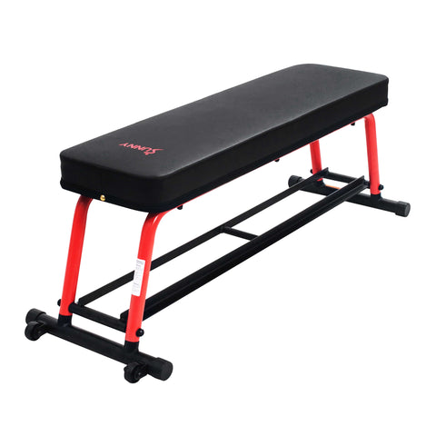 Image of Sunny Health & Fitness Power Zone Strength Flat Bench - SF-BH6996 - Treadmills and Fitness World