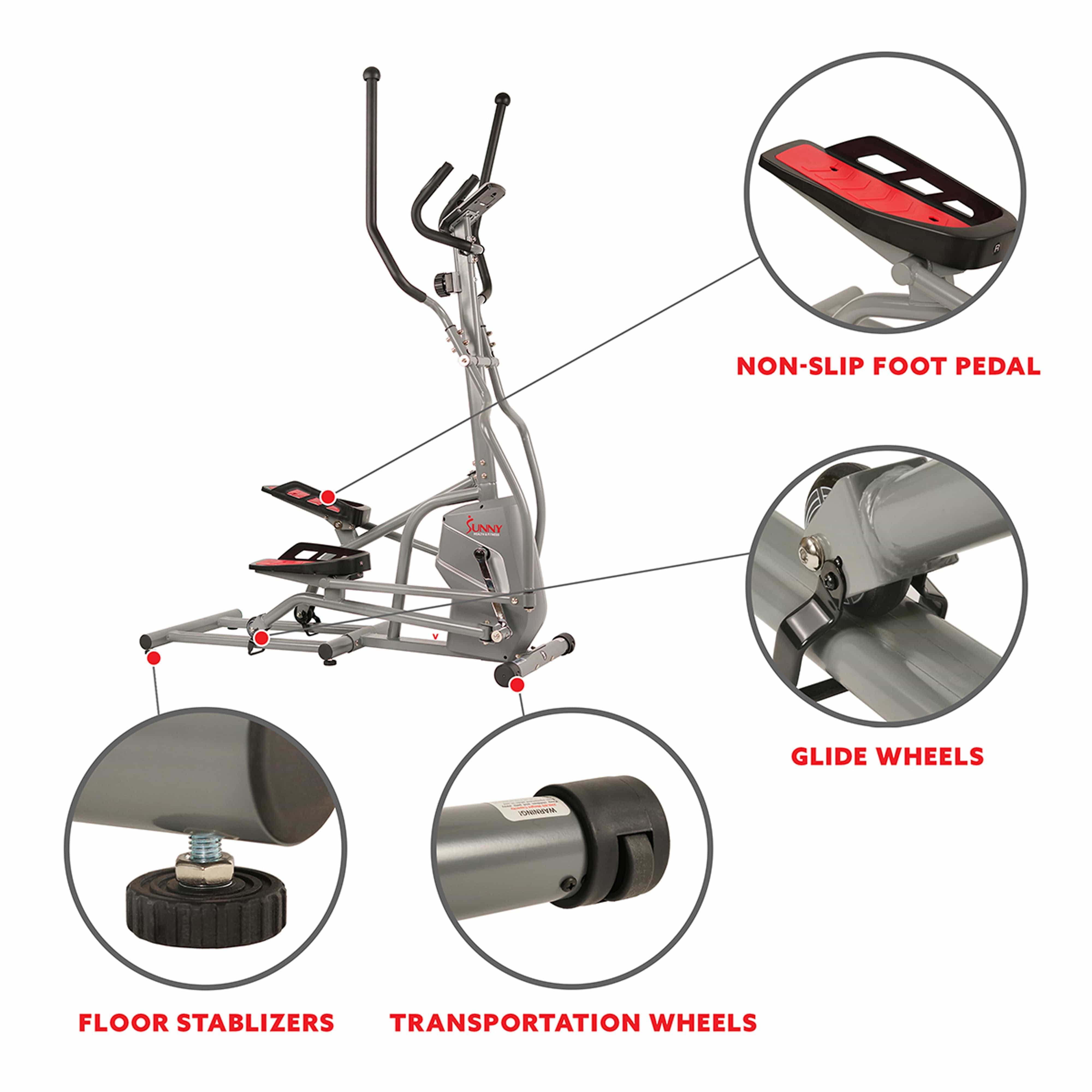 Sunny magnetic elliptical trainer hot sale