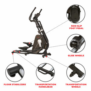 Sunny Health & Fitness Circuit Zone Elliptical SF-E3862 - Treadmills and Fitness World