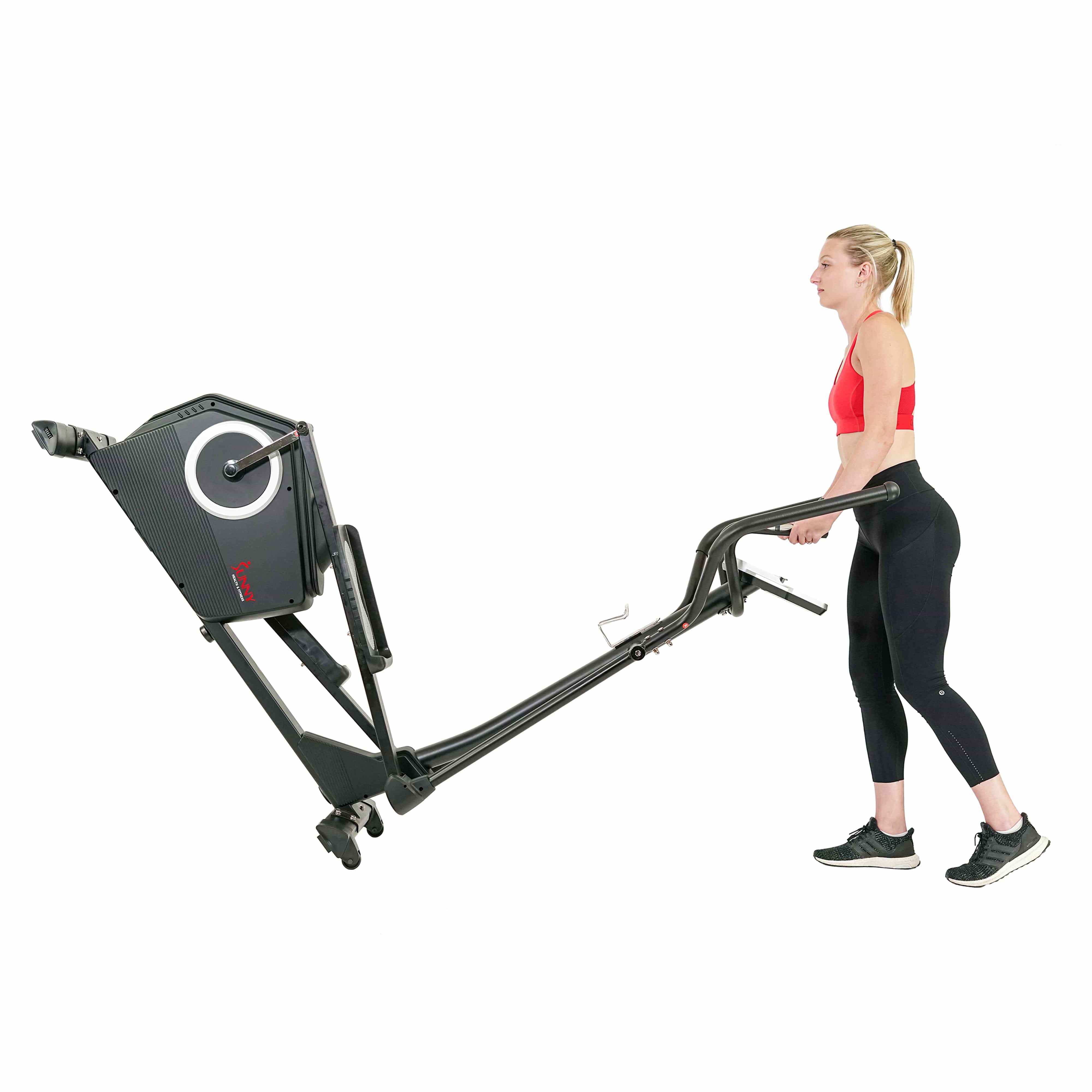 Sunny health & fitness advanced programmed elliptical discount machine trainer with electromagnetic resistance