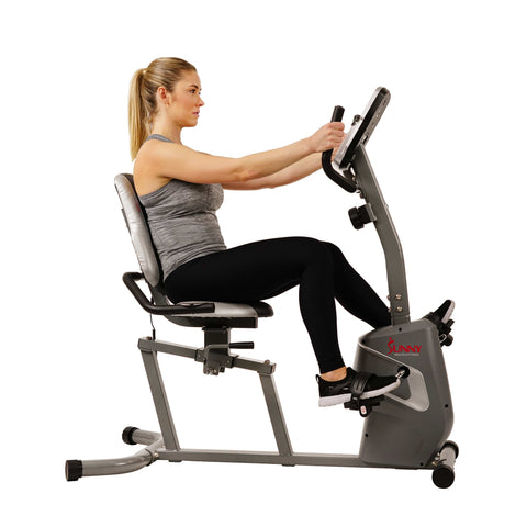 Image of Sunny Health & Fitness Magnetic Recumbent Bike - SF-RB4806 - Treadmills and Fitness World