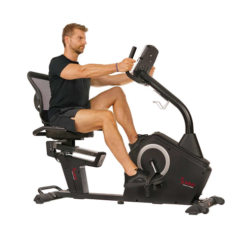 Image of Sunny Health & Fitness Programmable Recumbent Bike - Treadmills and Fitness World