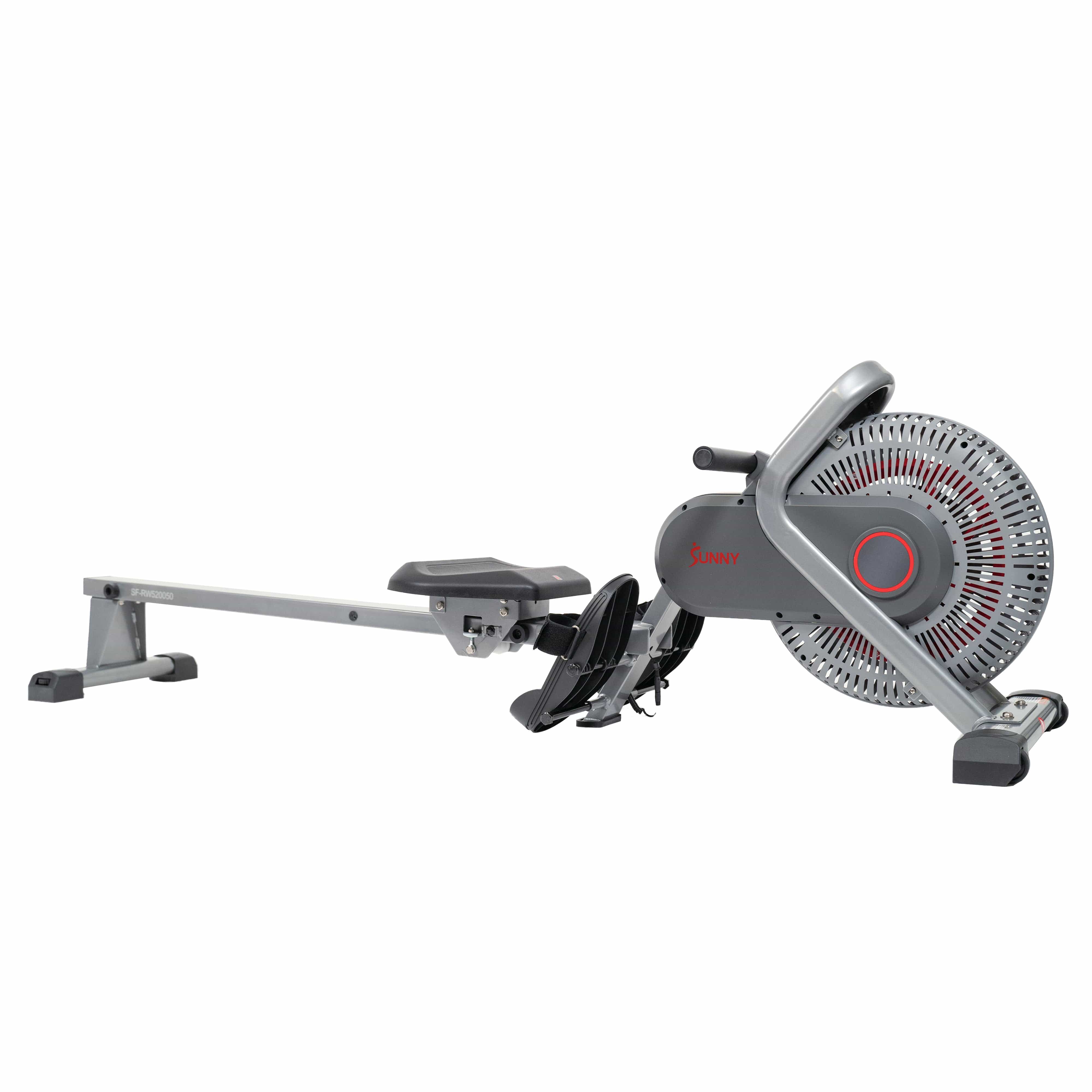 Sunny Health Fitness Air Fan Rowing Machine Ergometer SF