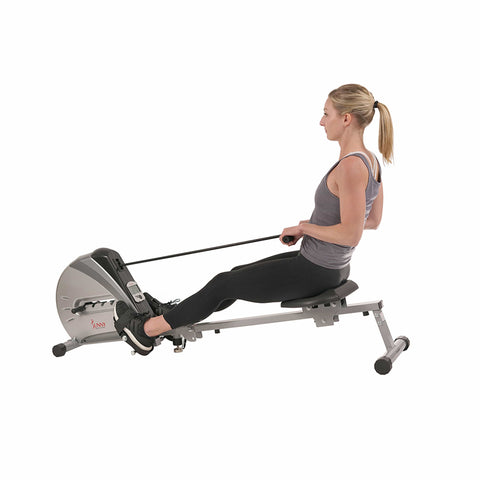 Image of Sunny Health & Fitness SF-RW5606 Elastic Cord Rowing Machine - Treadmills and Fitness World