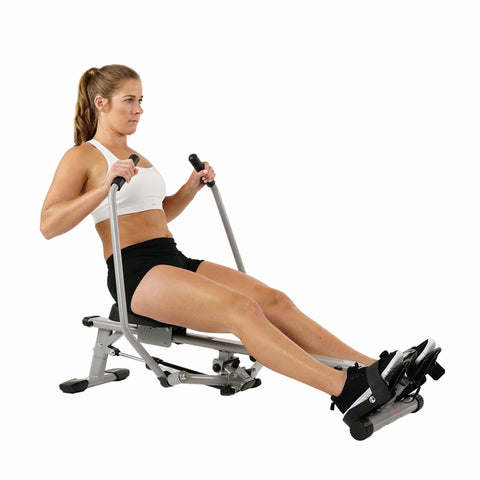 Image of Sunny Health & Fitness Full Motion Rowing Machine - SF-RW5639 - Treadmills and Fitness World