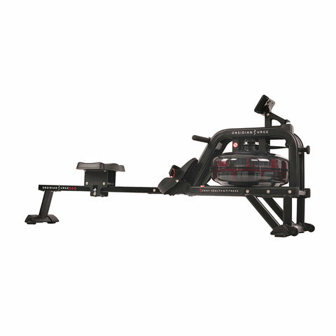 Image of Sunny Health & Fitness Obsidian Surge 500m Water Rowing Machine - SF-RW5713 - Treadmills and Fitness World