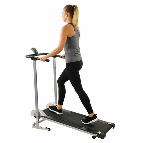 Image of Sunny Health & Fitness SF-T1407M Manual Walking Treadmill - Treadmills and Fitness World