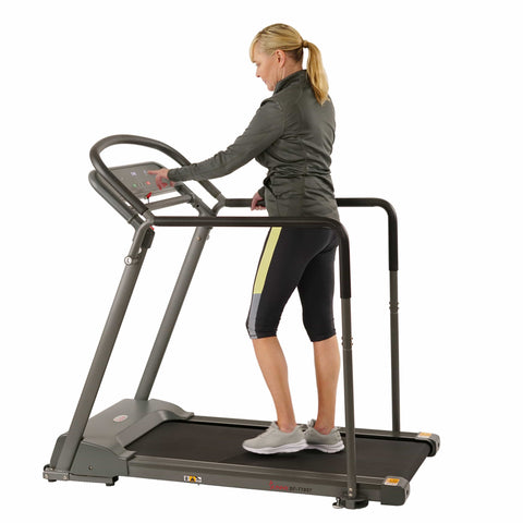 Image of Sunny Health & Fitness Walking Treadmill with Handrail - SF-T7857 - Treadmills and Fitness World