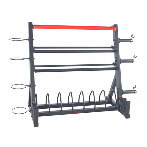 Image of Sunny Health & Fitness All-In-One Weights Storage Rack Stand - SF-XF920025 - Treadmills and Fitness World