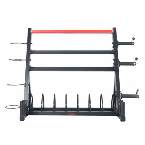 Image of Sunny Health & Fitness All-In-One Weights Storage Rack Stand - SF-XF920025 - Treadmills and Fitness World