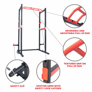 Sunny Health & Fitness Power Zone Strength Rack - SF-XF9925 - Treadmills and Fitness World