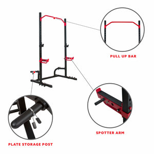 Sunny Health & Fitness Power Zone Squat Stand - SF-XF9931 - Treadmills and Fitness World