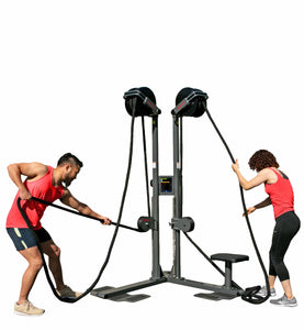 ROPEFLEX RX2500D | Dual-Station Oryx Rope Pulling Machine - Treadmills and Fitness World