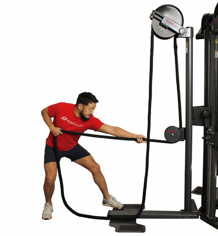 Image of ROPEFLEX RX2500T | Tri-Station Oryx Rope Pulling Machine - Treadmills and Fitness World