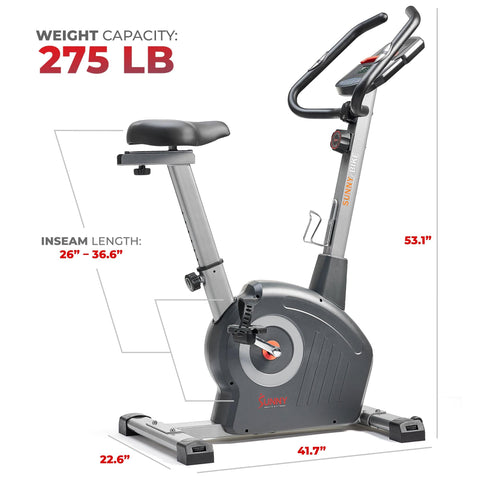 Image of Sunny Health & Fitness Elite Interactive Series Exercise Bike - SF-B220045 - Treadmills and Fitness World