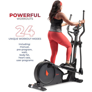 Pre-Programmed Elliptical Trainer SF-E3912SMART - Treadmills and Fitness World