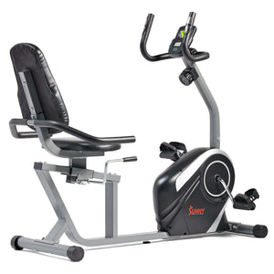 Sunny Health & Fitness Easy Adjustable Seat Recumbent Bike - SF-RB4616S - Treadmills and Fitness World