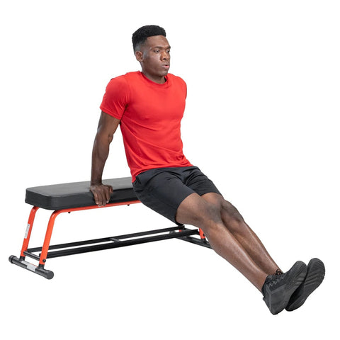 Image of Sunny Health & Fitness Power Zone Strength Flat Bench - SF-BH6996 - Treadmills and Fitness World